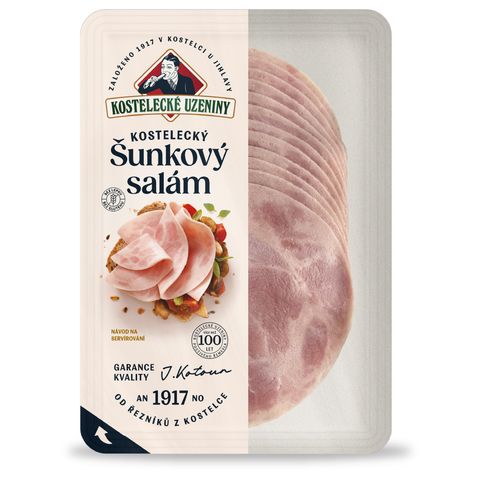 Kostelec sausages Sliced ​​ham salami | 100 g