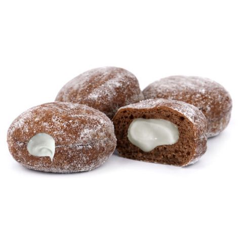 La Lorraine Dark Mini Donut with Cream Filling | 25 g