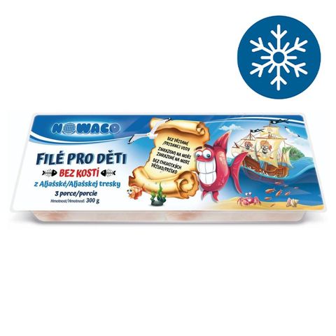 Nowaco Filet z tresky pro děti mražený | 300 g