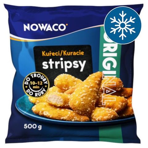 Nowaco Křupavé stripsy obalované | 500 g