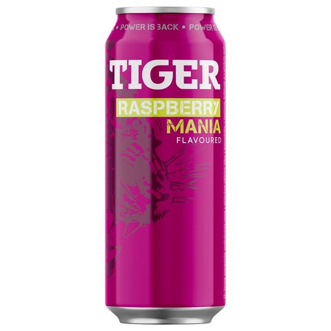 Tiger Raspberry Energy Drink | 500 ml