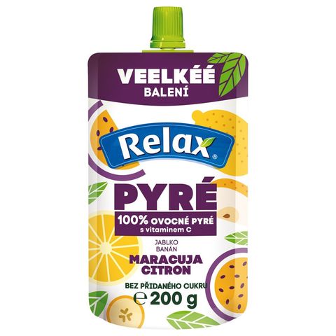 Relax Passionfruit Lemon Apple Banana 100% Purée | 200 g