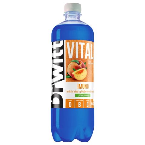 DrWitt Vital Imuno Bílá broskev minerální voda | 750 ml