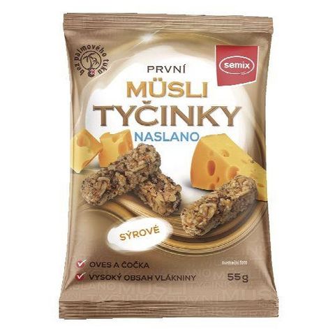 Semix Müsli tyčinky naslano sýrové | 55 g