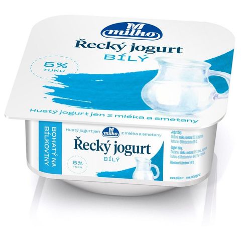 Milko Bílý Řecký jogurt 5% | 140 g