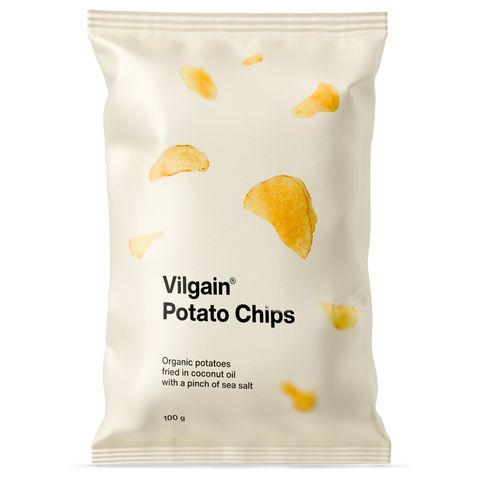 Vilgain Organic Potato Chips with Sea Salt | 100 g