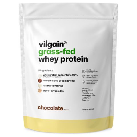 Vilgain Grass-Fed Whey čokoládový protein | 1000 g
