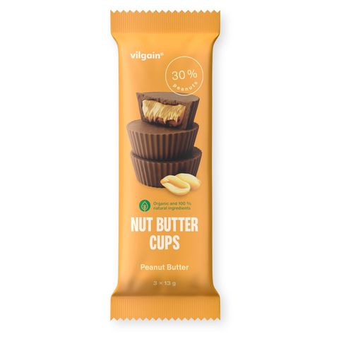Vilgain Nut Butter Cups BIO arašídové máslo | 39 g