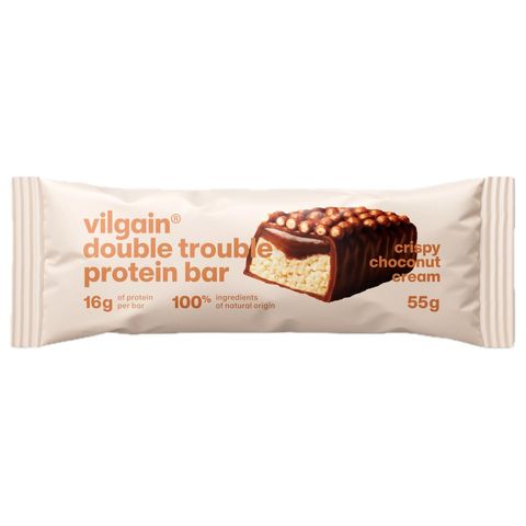 Vilgain Double Trouble Proteinová tyčinka s příchutí choco bueno s křupinkami | 55 g