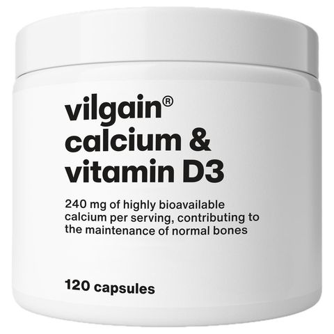 Vilgain Calcium + Vitamin D3 | 120 capsules