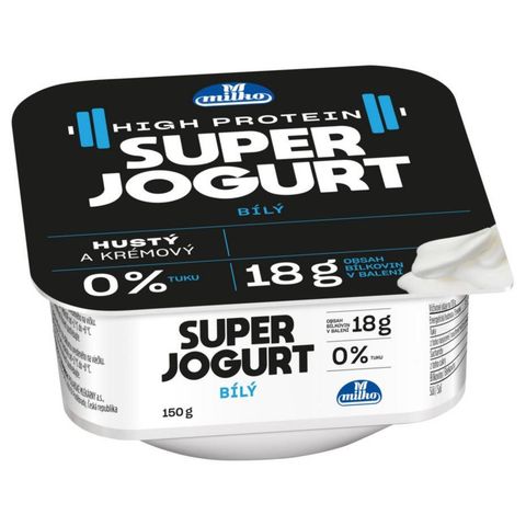 Milko High Protein Super Yogurt 0% White | 15 g