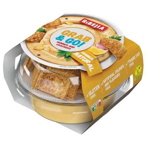 Ribella Grab&Go Natural hummus | 130 g