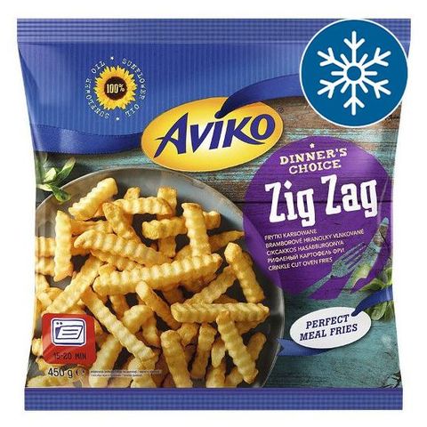 Aviko Zig Zag bramborové hranolky vlnkované | 450 g