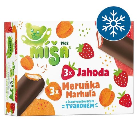 Míša jahoda - meruňka | 6 x 55 ml