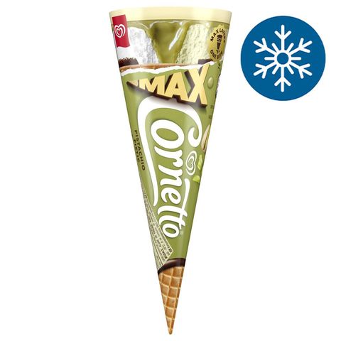 Cornetto Max Pistachio zmrzlinový kornout | 115 ml