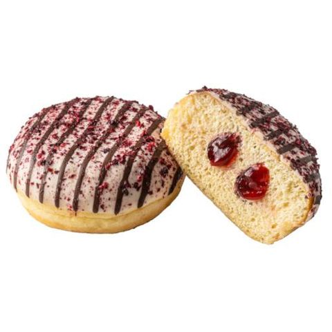 Kobliha Queen jahodová s polevou | 85 g