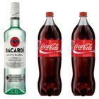 Bacardi  Blanca 1L + 2 x Coca - Cola 1,75L | 1 balík