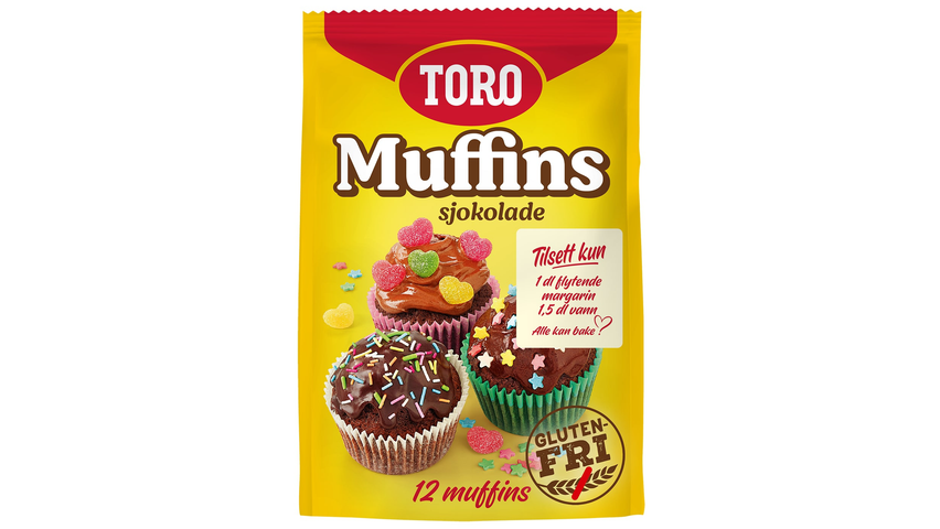 Toro Muffins Mix Sjokolade | 342g