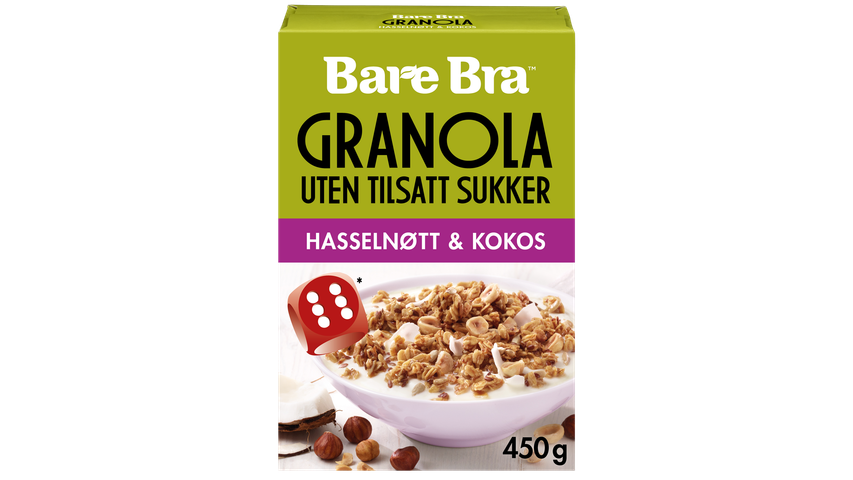 Bare Bra Granola Hasselnøtt & Kokos | 450g