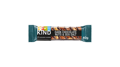 Be-Kind Nøttebar Mørk Sjokolade, Nøtter & Havsalt | 40g