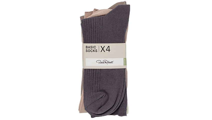 Basic Rib Sokker Pastel 37-40 | 4stk