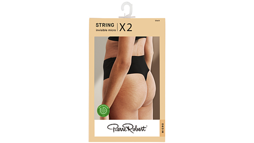 Micro String X2 Black L | 2stk