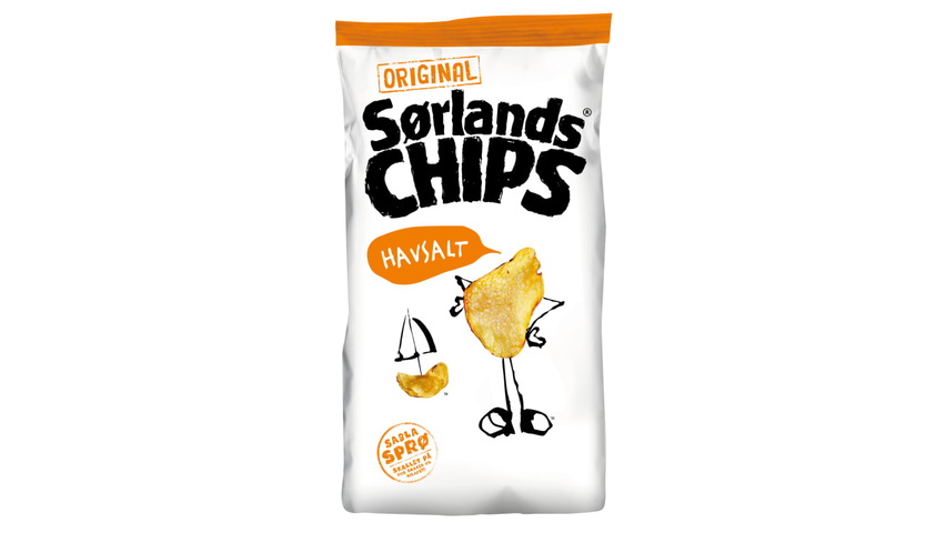 Sørlandschips Havsalt | 190g