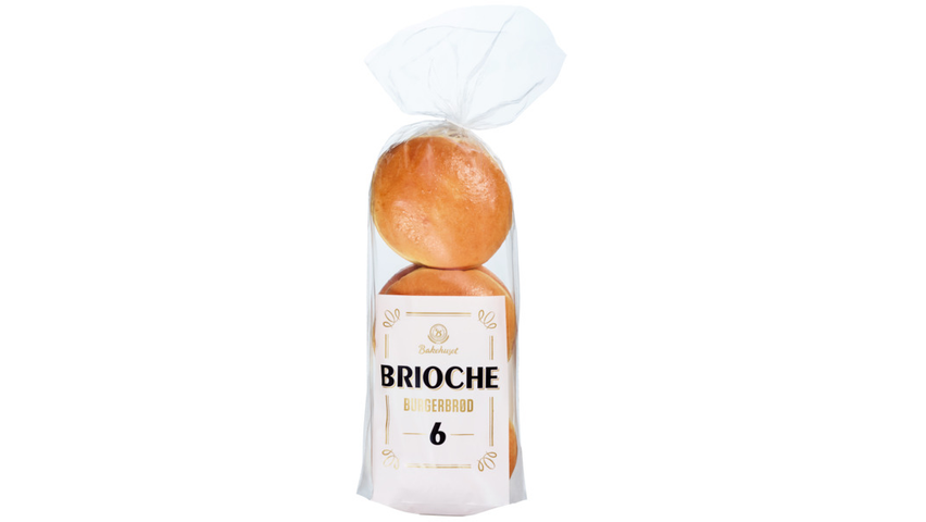 Bakehuset Burgerbrød Brioche 6stk | 450g