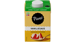 Piano Vaniljesaus Uten | 0.5l