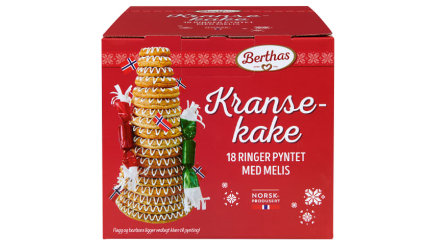 Berthas Kransekake 18 Ringer | 900g