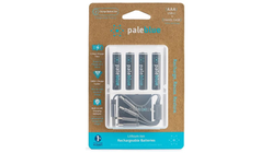 Pale Blue Oppladbare Batterier | 4 x AAA & Ladekabel USB-C