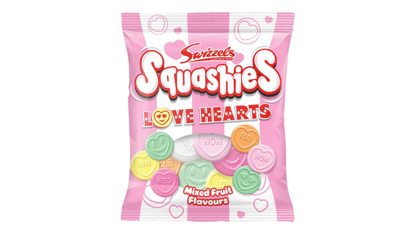Swizzels Squashies Love Hearts | 120g