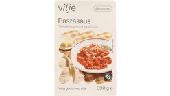 Vilje Pastasaus Tomat & Basilikum Økologisk | 390g