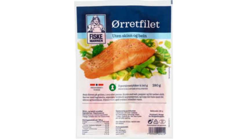 Fiskemannen Ørretfilet Porsjon | 280g
