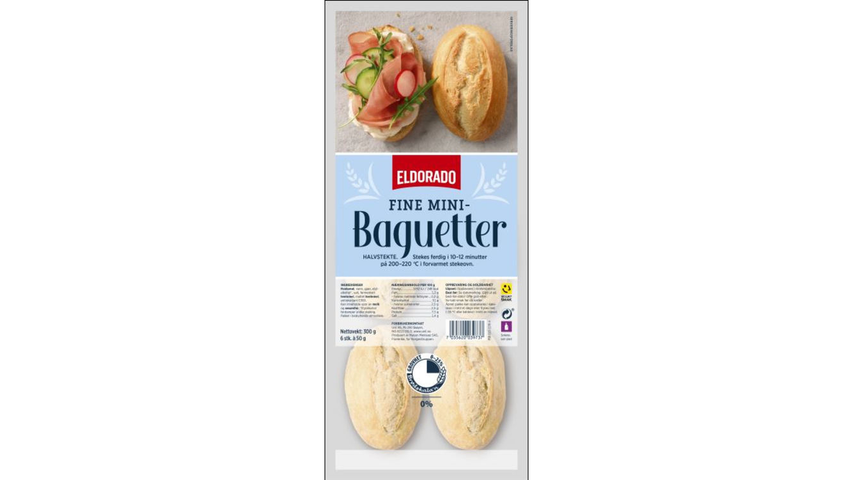 Eldorado Fine Halvstekte Minibaguetter | 6stk