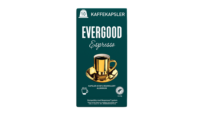 Evergood Espresso Kaffekapsel | 10stk