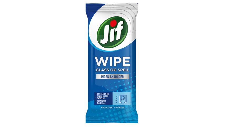 Jif Easy Wipe Glass & Speil | 30stk