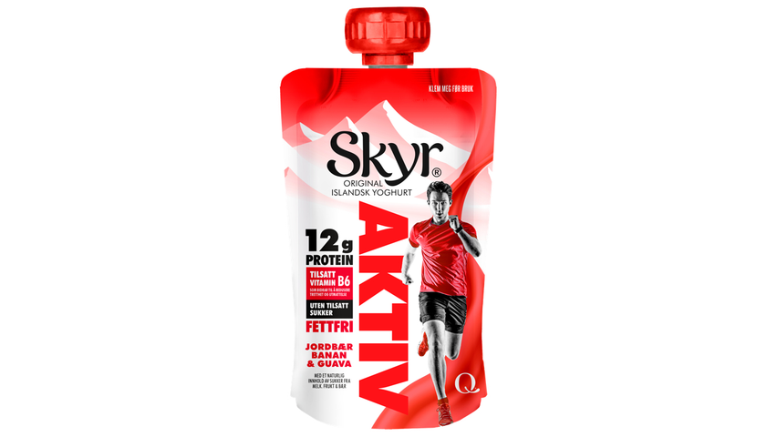 Q Skyr Aktiv Jordbær, Mango & Guava | 125g