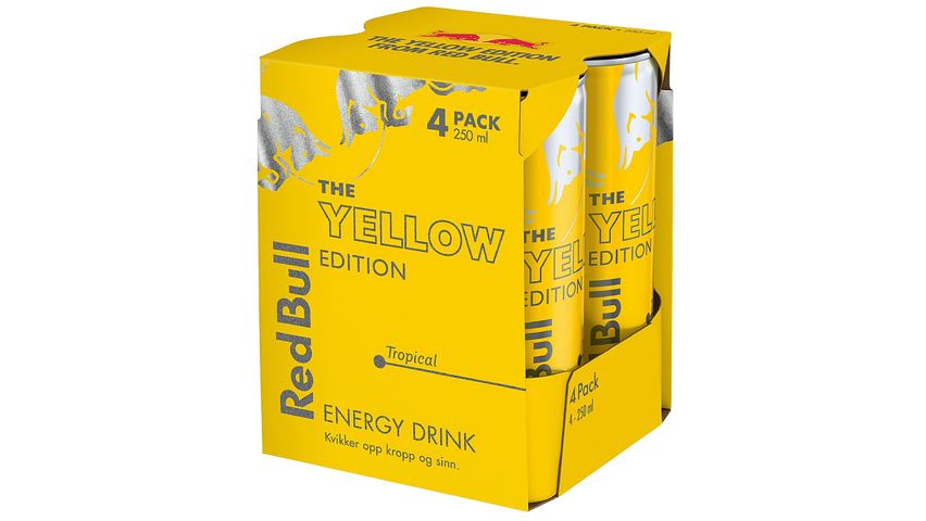 Red Bull Yellow Edition | 4 x 0.25l