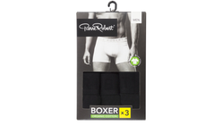 Boxer Bomull Mann | Sort 3pk XXL