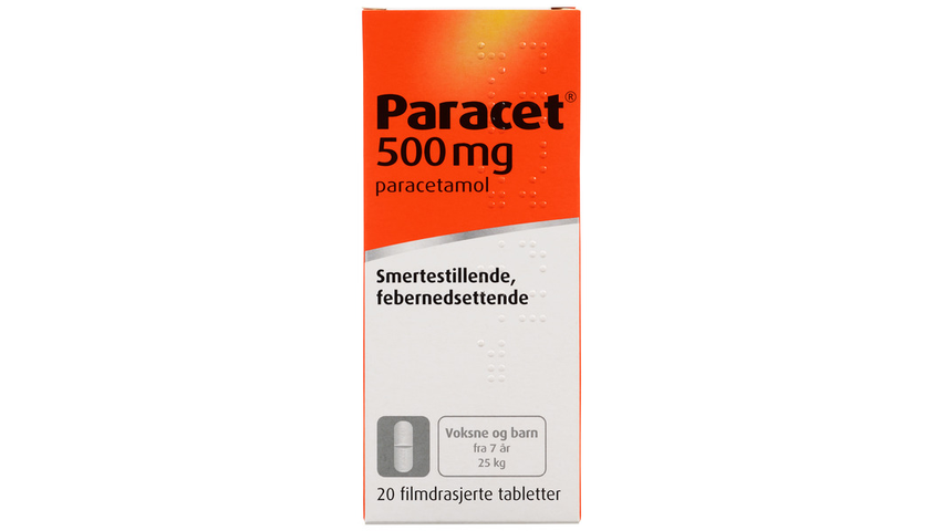 Paracet Tabletter Avlang 500mg | 20stk