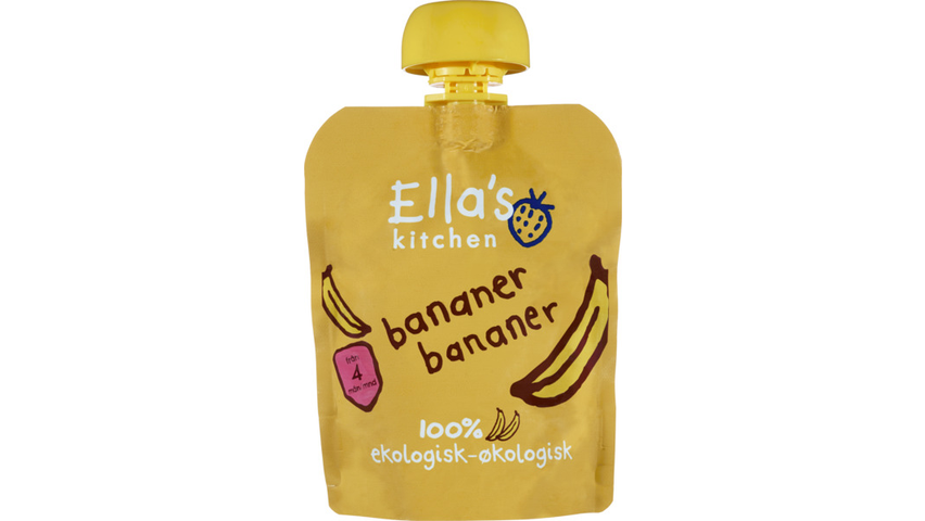 Ellas Bananas Økologisk 4mnd | 70g