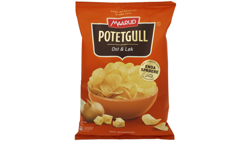 Maarud Potetgull Ost & Løk | 200g