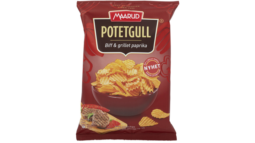 Maarud Potetgull Biff & Grillet Paprika | 200g