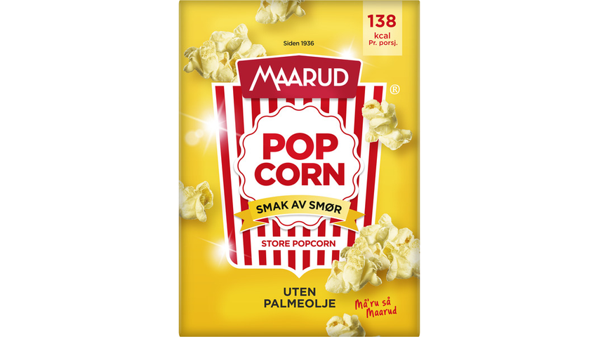Maarud Micro Popcorn Smør | 3 x 80g