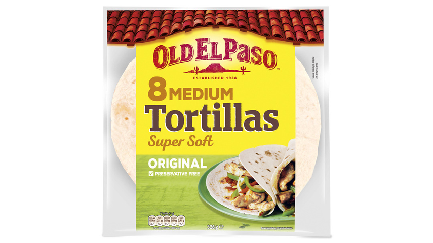 Old El Paso Tortillas Medium 8pk | 326g
