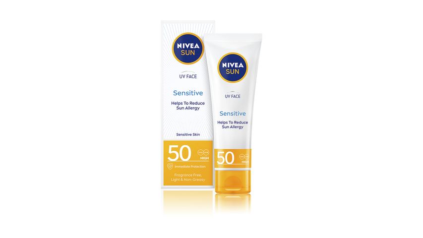 Nivea Sun Uv Face Sensitive Cream Spf 50 50ml
