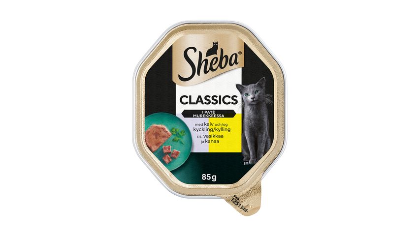 Sheba Kattmat Classic Kalv 85g