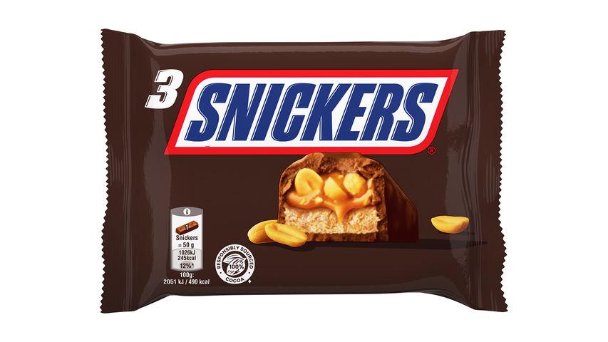 Snickers Tyčinka | 3 x 50 g