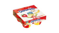 Danonino Fruktkvarg, Jordgubb/Banan Mix 380g